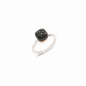 Pomellato Nudo Rose and White Gold Diamond Ring PAB5010O6000DBK00