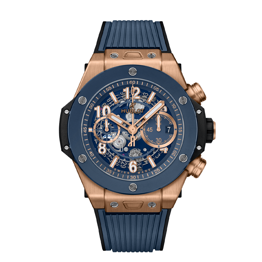 Hublot Big Bang Unico King Gold Blue Ceramic 421.OL.5180.RX