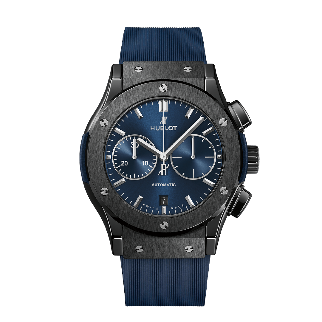 Hublot Classic Fusion Ceramic Blue Chronograph 521.CM.7170.RX