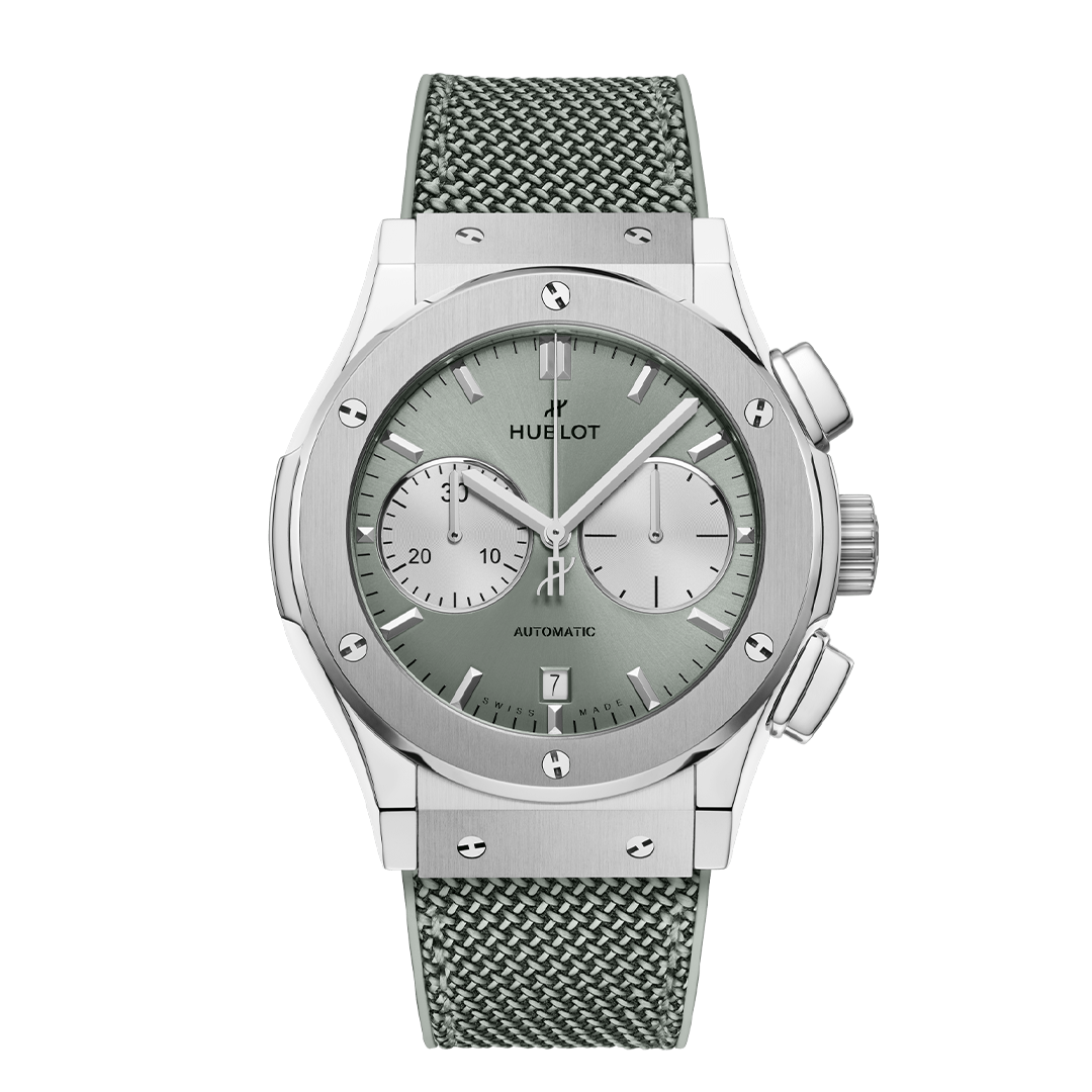 Hublot Classic Fusion Chronograph Titanium Sage Green 521.NX.891G.NR