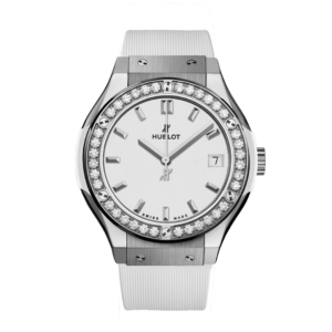 Hublot Classic Fusion Titanium White Diamonds 581.NE.2010.RW.1204