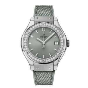 Hublot Classic Fusion Titanium Sage Green Diamonds 581.NX.891G.NR.1104