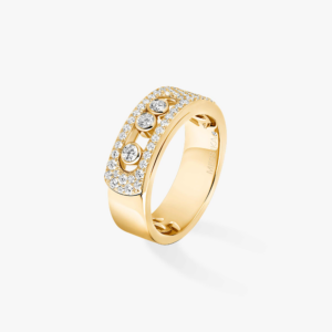 MOVE NOA PAVÉ Yellow Gold Diamond Ring