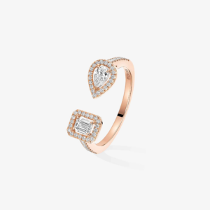 MY TWIN TOI & MOI SM Pink Gold Diamond Ring