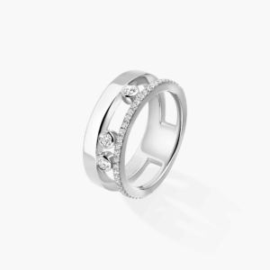 MOVE ROMANE White Gold Diamond Ring