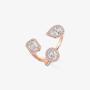 MY TWIN TRILOGY Pink Gold Diamond Ring
