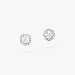 JOY BRILLIANT-CUT SM White Gold Diamond Earrings