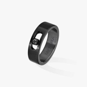 MOVE TITANIUM BLACK Black Titanium Diamond Ring