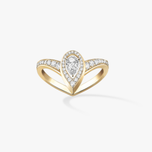 FIERY 0.10CT Yellow Gold Diamond Ring