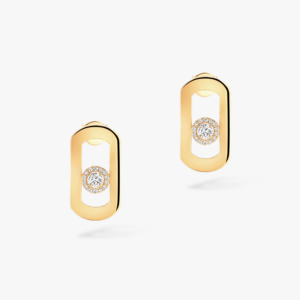 SO MOVE Yellow Gold Diamond Earrings