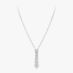 D-VIBES TASSEL White Gold Diamond Necklace