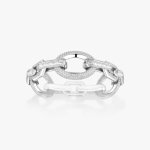 GROOVE White Gold Diamond Bracelet