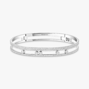 MOVE ROMANE PAVÉ SM White Gold Diamond Bracelet
