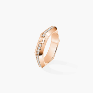 MODERNISTE PAVÉ SM Pink Gold Diamond Ring