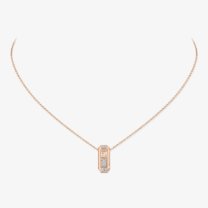 MODERNISTE Pink Gold Diamond Necklace