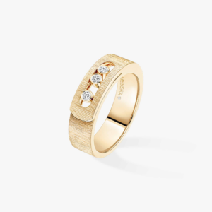 MOVE NOA CISELÉ Yellow Gold Diamond Ring