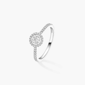 JOY BRILLIANT-CUT SOLITAIRE SM White Gold Diamond Ring