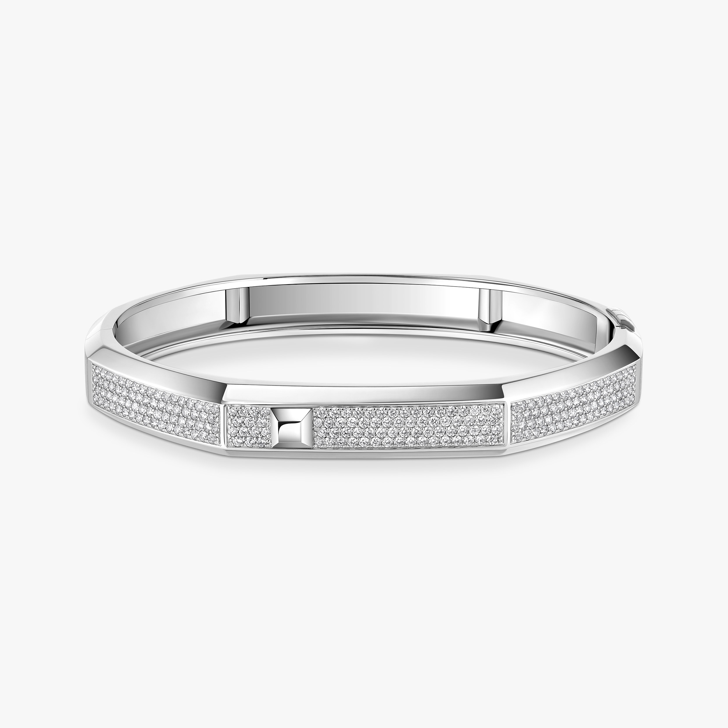 MODERNISTE PAVÉ LM White Gold Diamond Bracelet