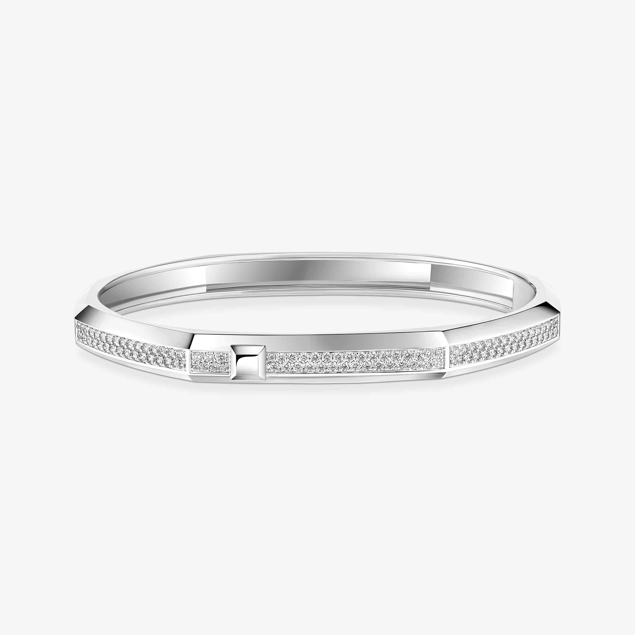 MODERNISTE PAVÉ MM White Gold Diamond Bracelet