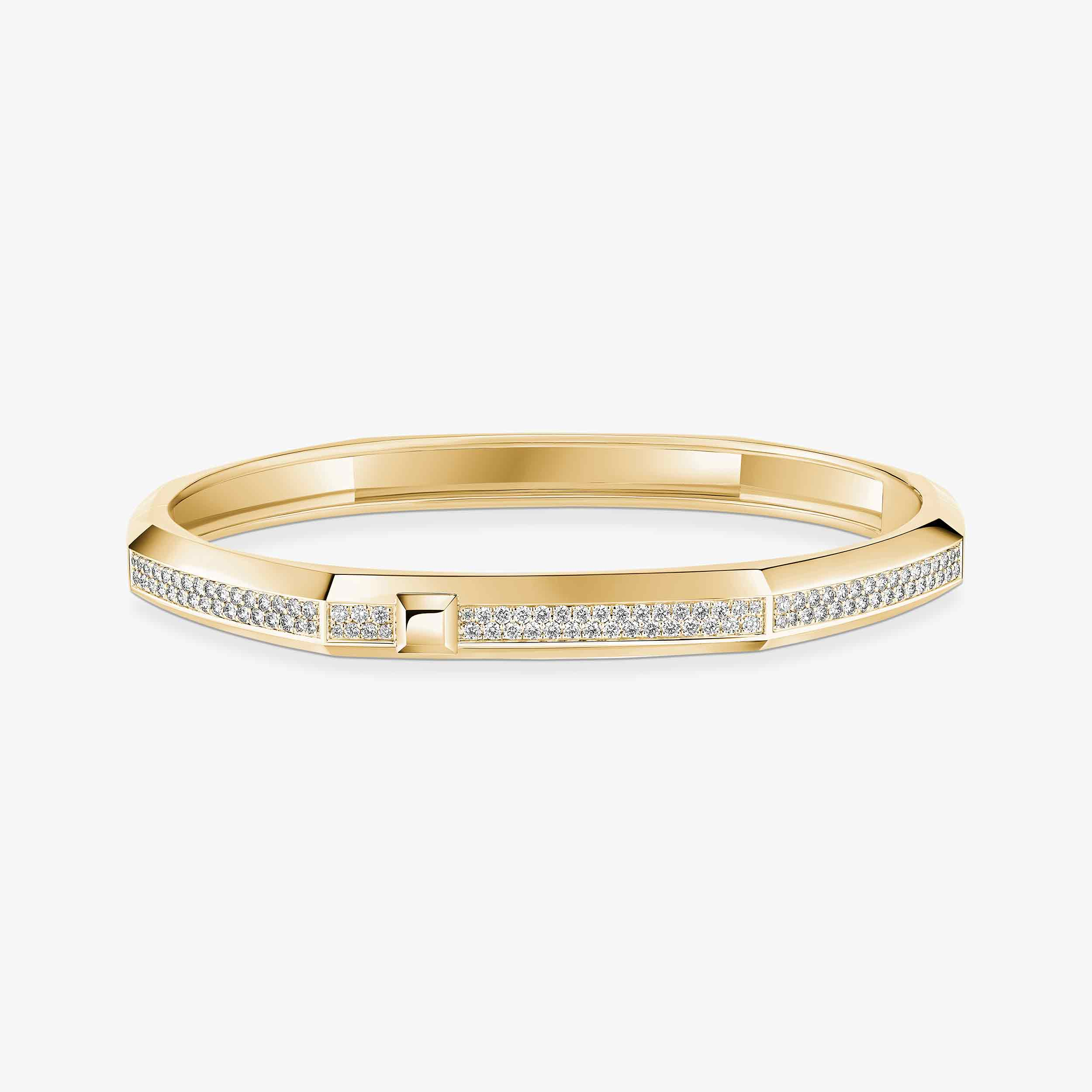 MODERNISTE PAVÉ MM Yellow Gold Diamond Bracelet