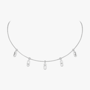 MOVE UNO White Gold Diamond Necklace