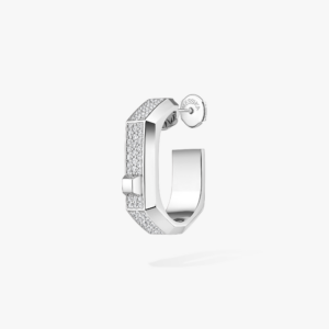MODERNISTE PAVÉ MM White Gold Diamond Single Earring