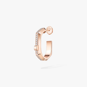 MODERNISTE PAVÉ SM Pink Gold Diamond Single Earring