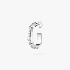 MODERNISTE PAVÉ SM White Gold Diamond Single Earring