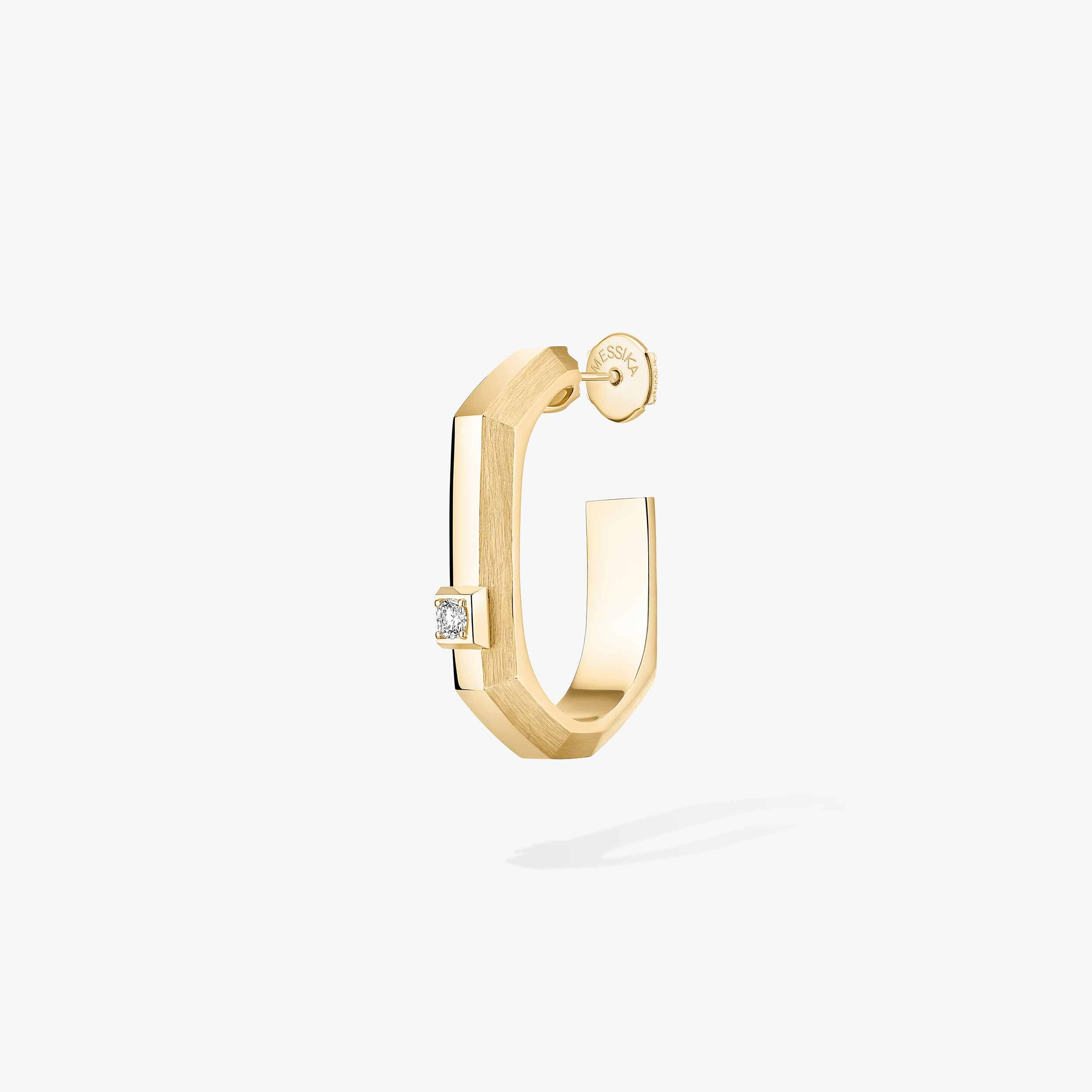 MODERNISTE SM Yellow Gold Diamond Single Earring