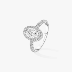DIVINE ENIGMA SOLITAIRE White Gold Diamond Ring
